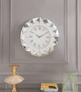 Nyoka Mirrored Wall Clock Half Price Furniture