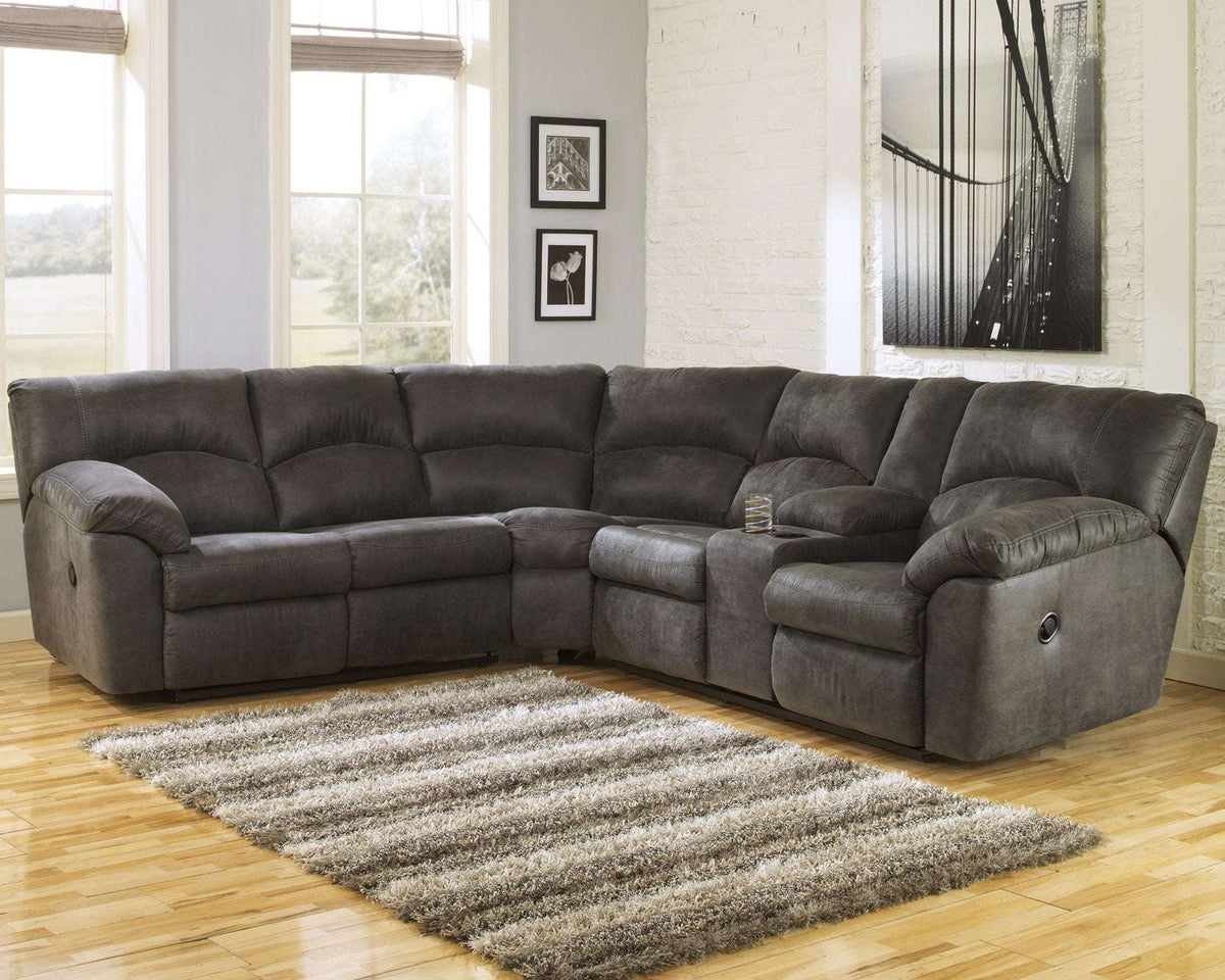 Tambo 2-Piece Reclining Sectional Half Price Furniture