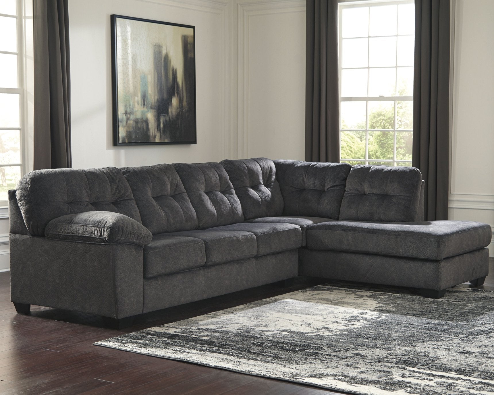 Accrington 2-Piece Sectional with Chaise - Half Price Furniture