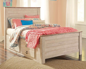 Willowton Bed with 2 Storage Drawers - Half Price Furniture