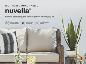 Visola Outdoor Loveseat Conversation Set - Half Price Furniture