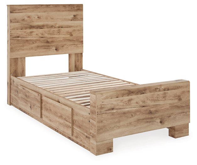 Hyanna Bed with 1 Side Storage - Half Price Furniture