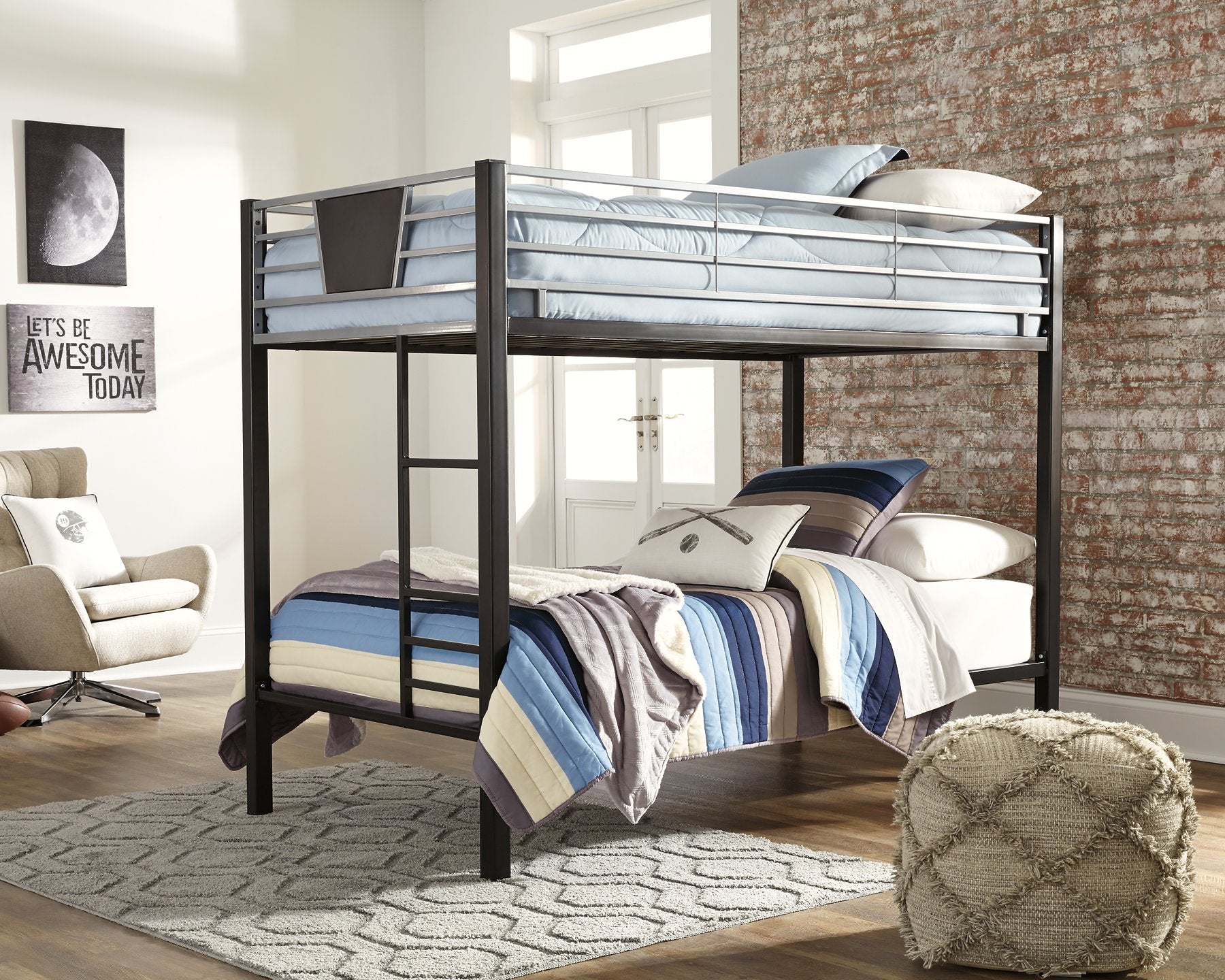 Dinsmore Bunk Bed with Ladder - Half Price Furniture