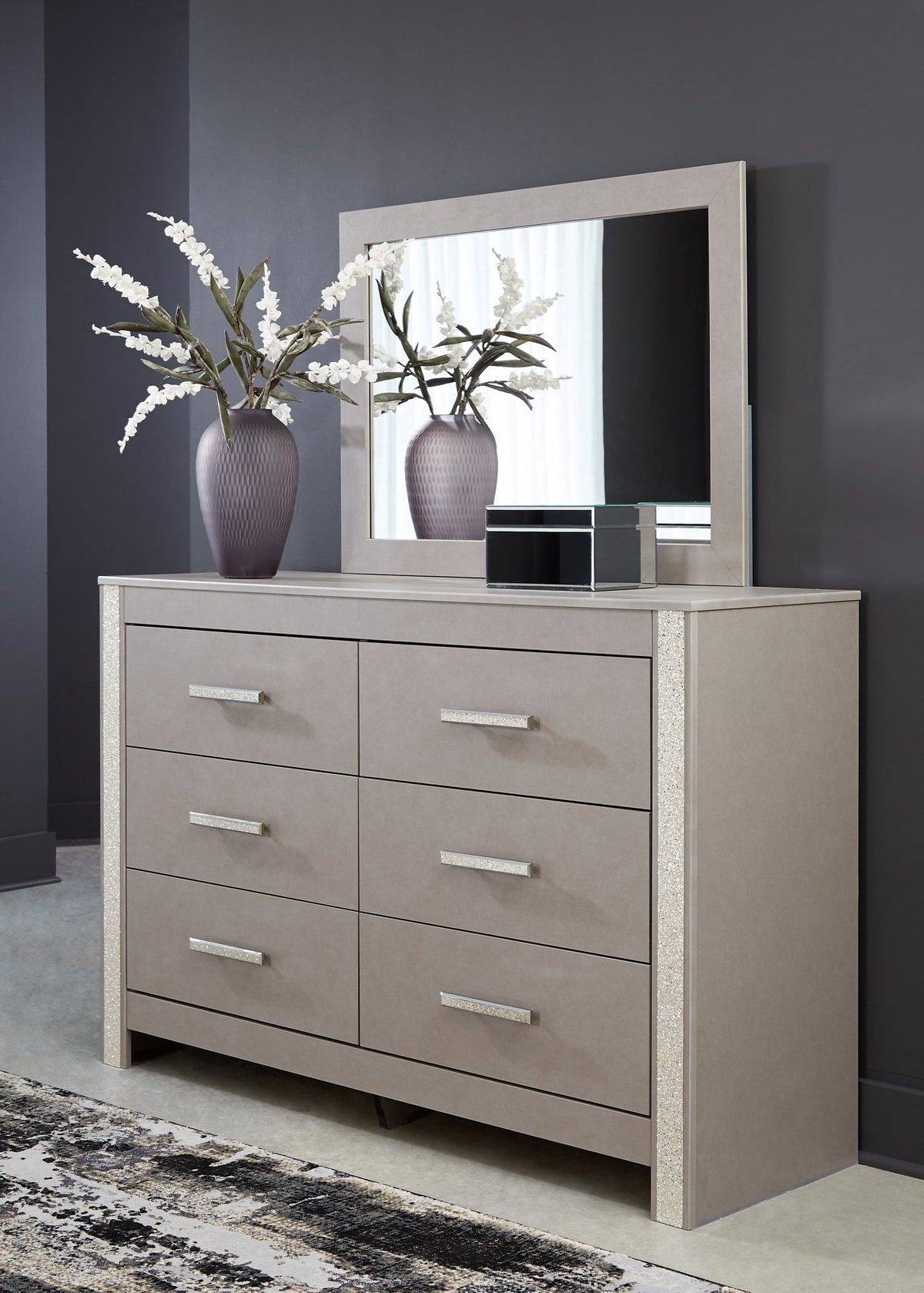 Surancha Dresser and Mirror - Half Price Furniture