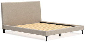 Cielden Upholstered Bed with Roll Slats - Half Price Furniture