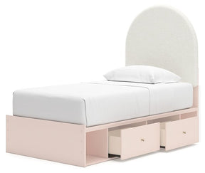 Wistenpine Upholstered Bed with Storage - Bed - Half Price Furniture