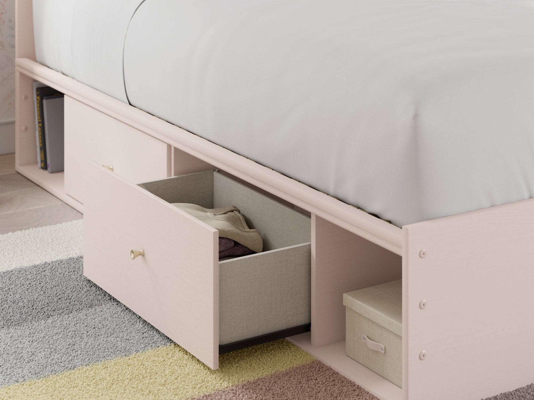 Wistenpine Upholstered Bed with Storage - Half Price Furniture