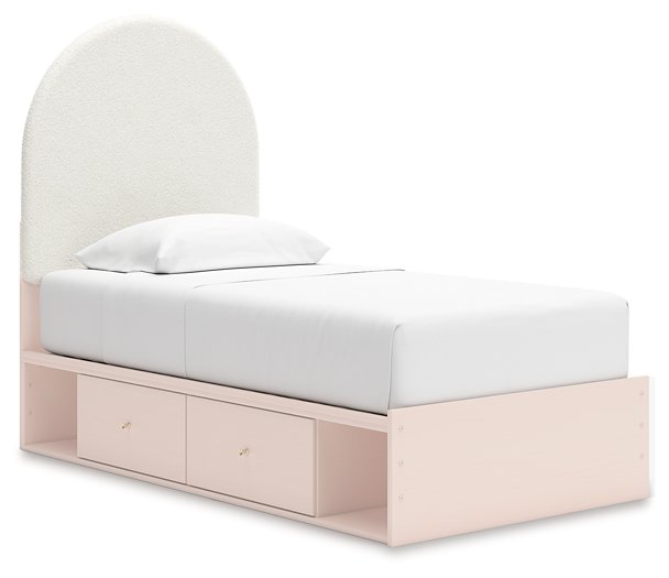 Wistenpine Upholstered Bed with Storage - Bed - Half Price Furniture