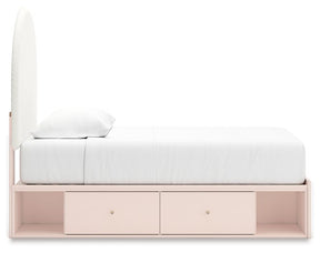 Wistenpine Upholstered Bed with Storage - Bed - Half Price Furniture