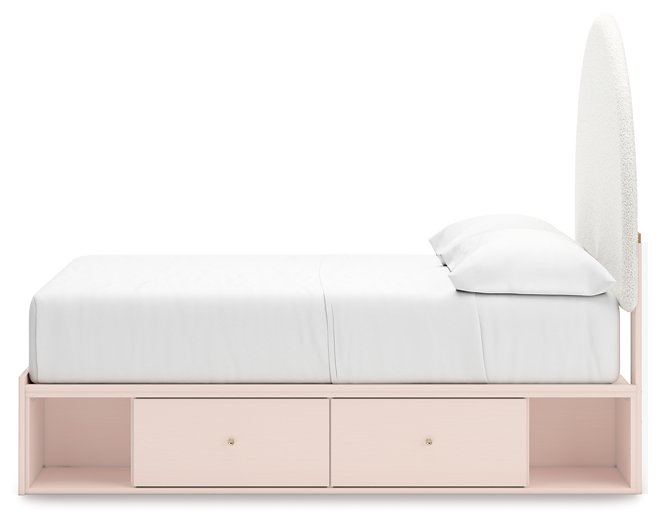 Wistenpine Upholstered Bed with Storage - Half Price Furniture