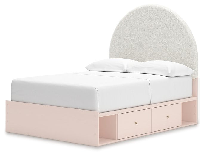 Wistenpine Upholstered Bed with Storage - Half Price Furniture