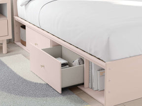 Wistenpine Upholstered Bed with Storage - Half Price Furniture