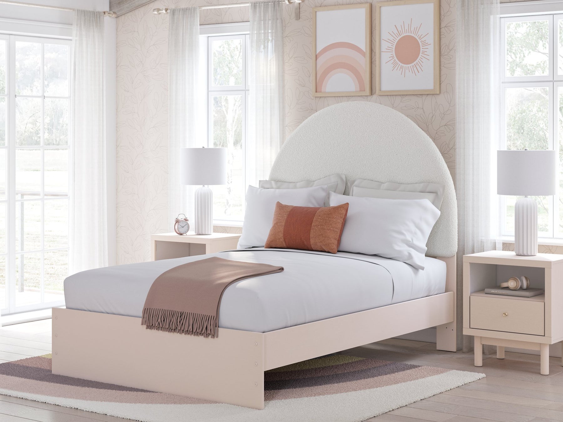 Wistenpine Upholstered Bed - Half Price Furniture