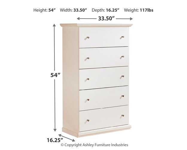 Bostwick Shoals Youth Chest of Drawers - Half Price Furniture