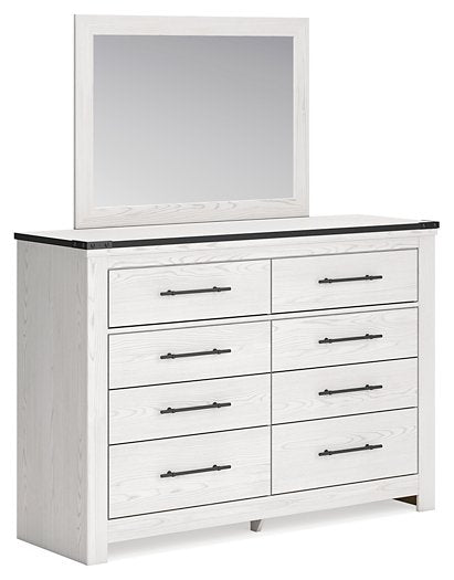 Schoenberg Dresser and Mirror Half Price Furniture