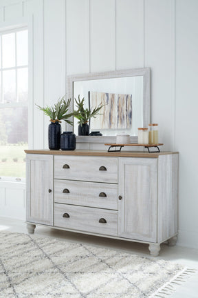 Haven Bay Dresser and Mirror - Half Price Furniture