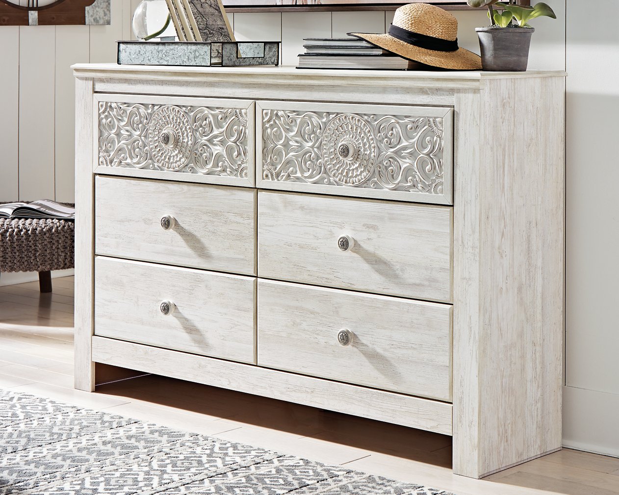 Paxberry Dresser and Mirror - Half Price Furniture