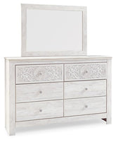 Paxberry Dresser and Mirror Half Price Furniture