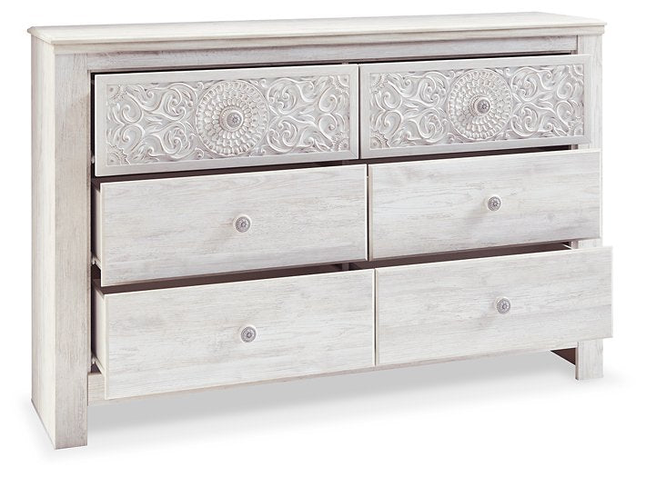 Paxberry Dresser and Mirror - Half Price Furniture