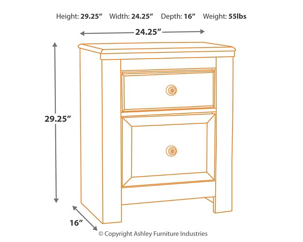 Paxberry Youth Nightstand - Half Price Furniture