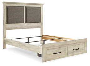 Cambeck Upholstered Panel Storage Bed - Half Price Furniture