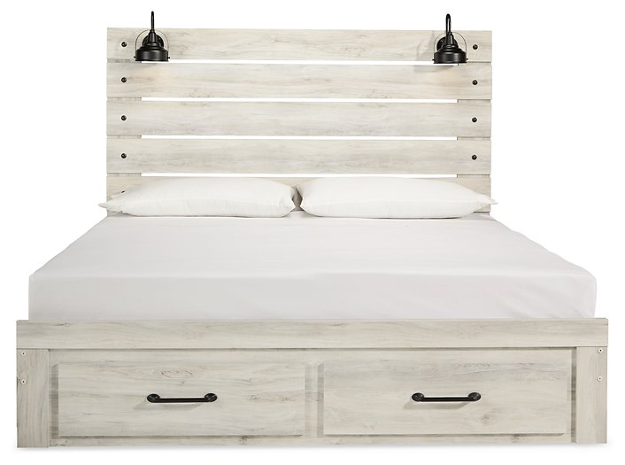 Cambeck Bed with 2 Storage Drawers - Half Price Furniture