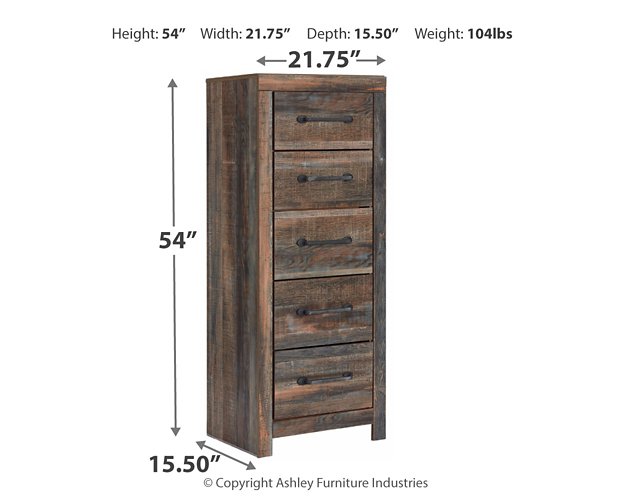 Drystan Narrow Chest - Half Price Furniture