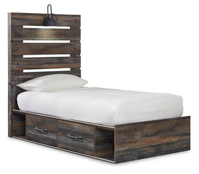 Drystan Bed with 4 Storage Drawers - Half Price Furniture