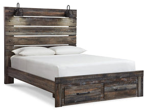 Drystan Bed with 2 Storage Drawers - Half Price Furniture