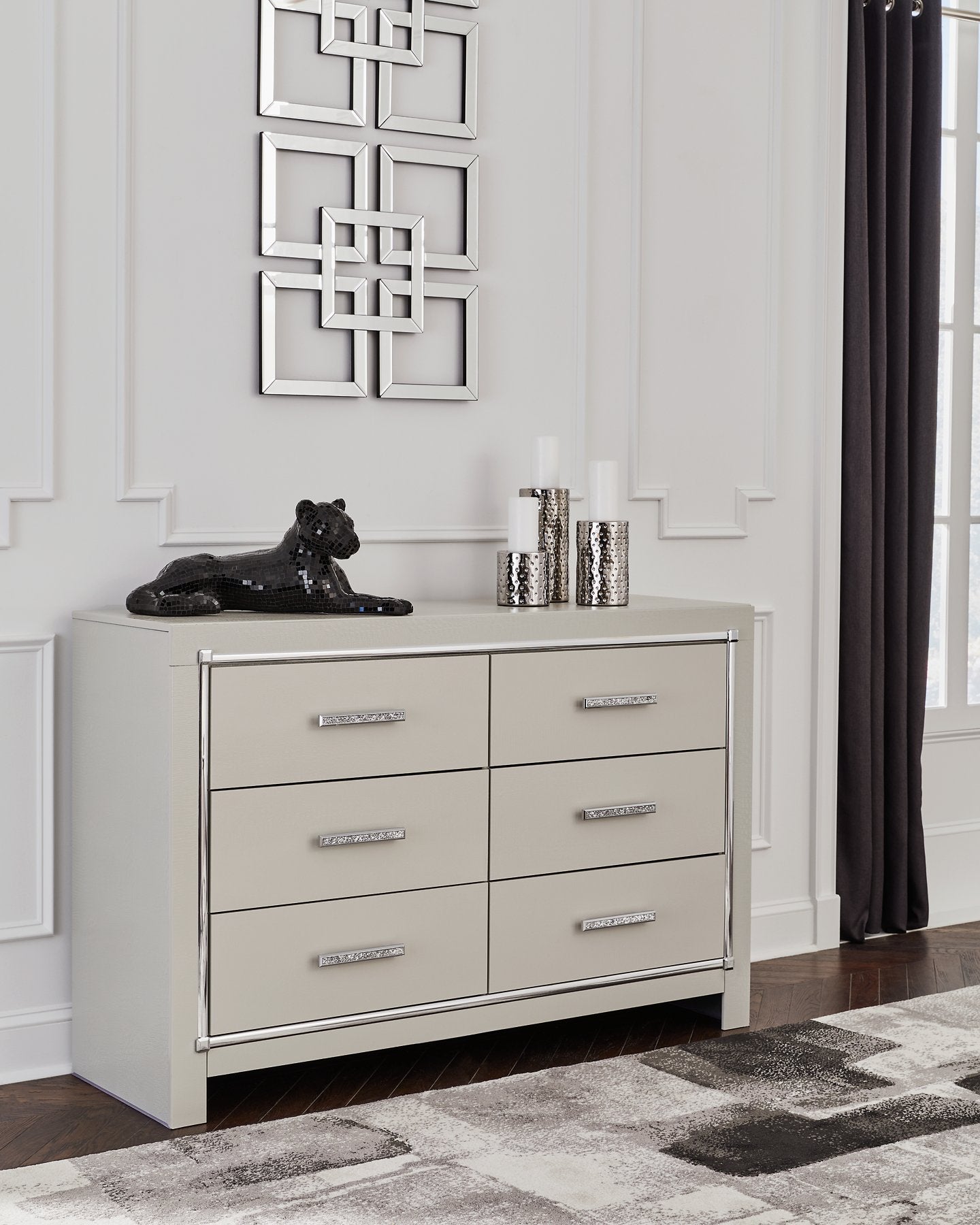 Zyniden Dresser and Mirror - Half Price Furniture