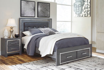 Lodanna Bed with 2 Storage Drawers - Half Price Furniture