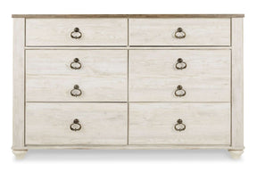 Willowton Dresser and Mirror - Half Price Furniture