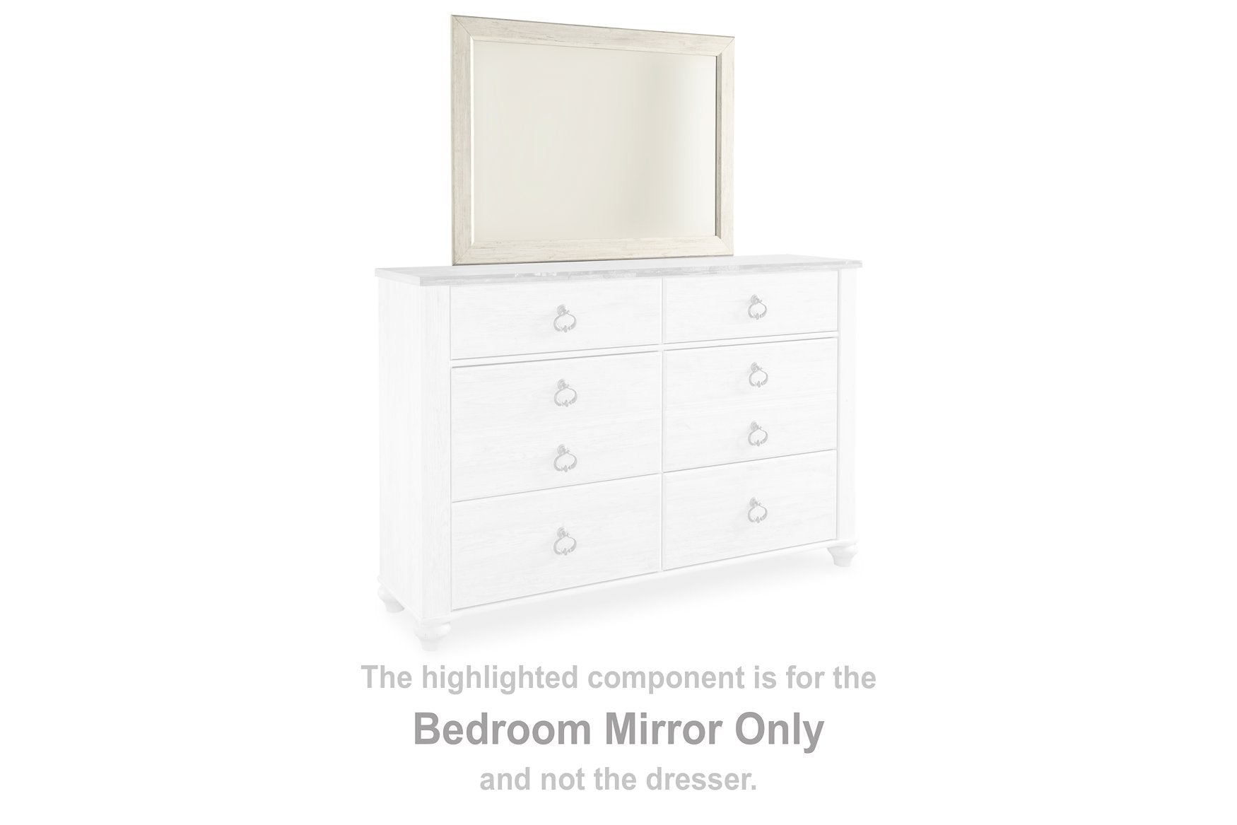 Willowton Dresser and Mirror - Half Price Furniture