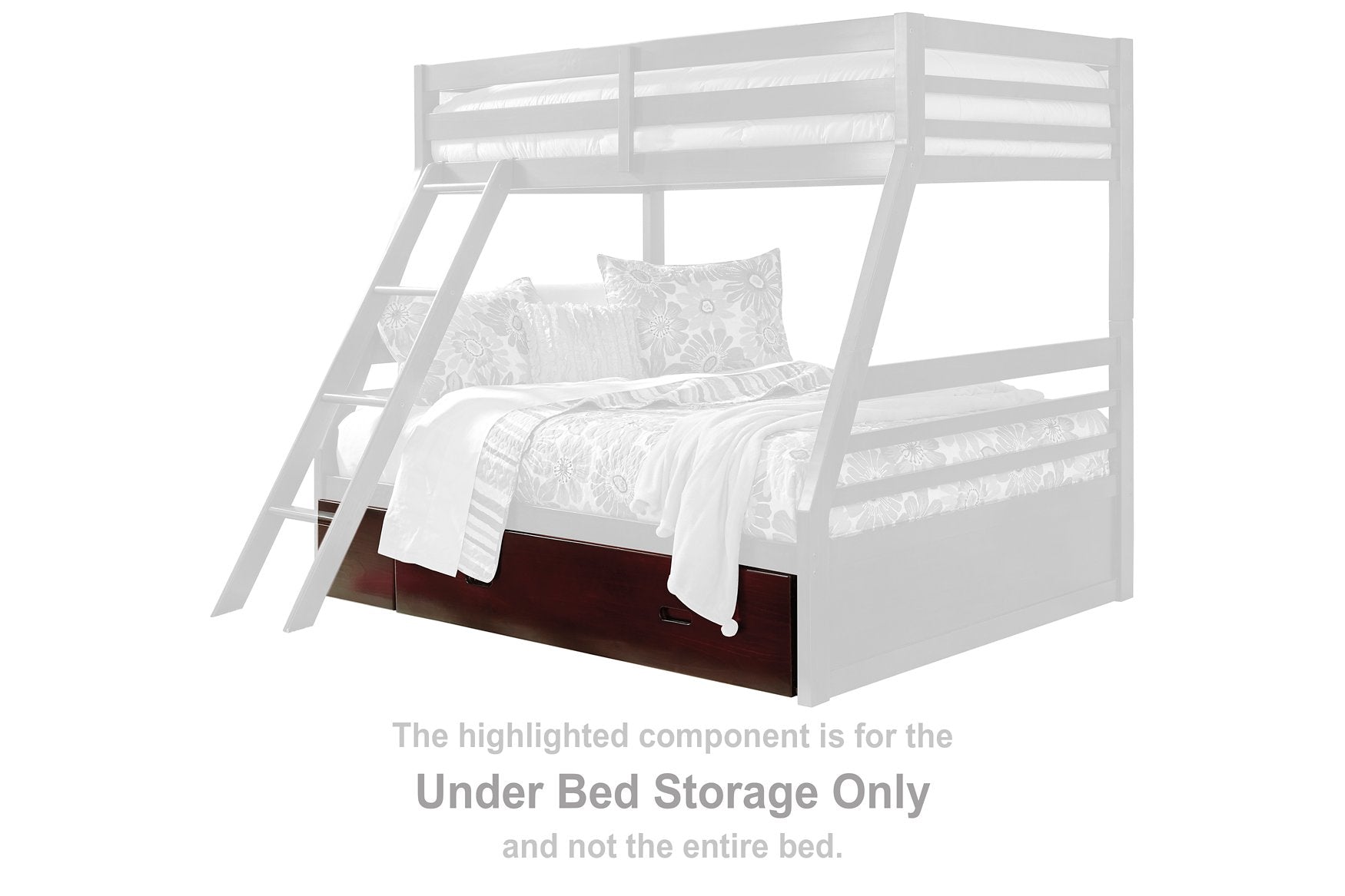 Halanton Youth Bunk Bed with 1 Large Storage Drawer - Half Price Furniture