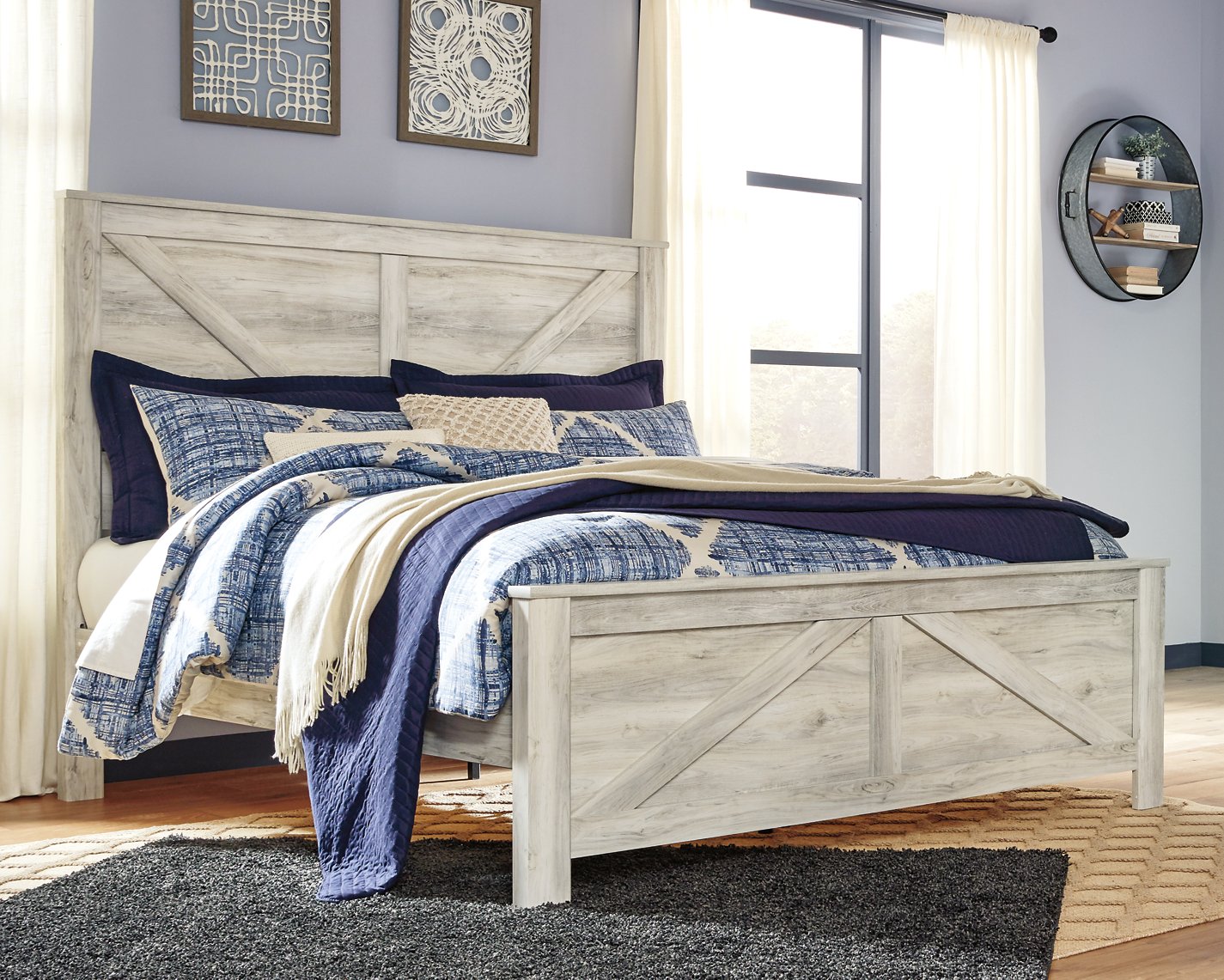 Bellaby Crossbuck Bed - Half Price Furniture