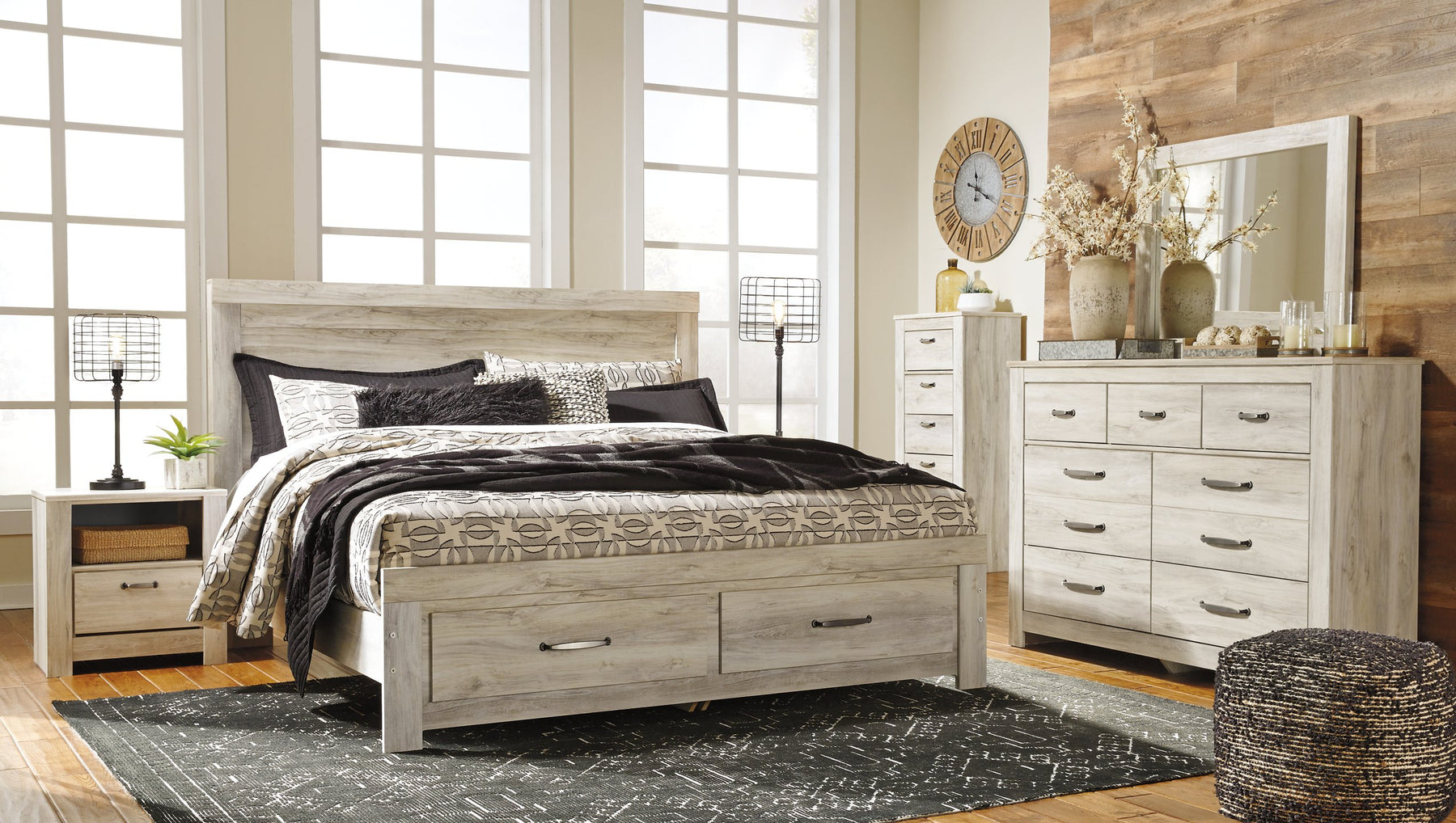 Bellaby Bed with 2 Storage Drawers - Half Price Furniture