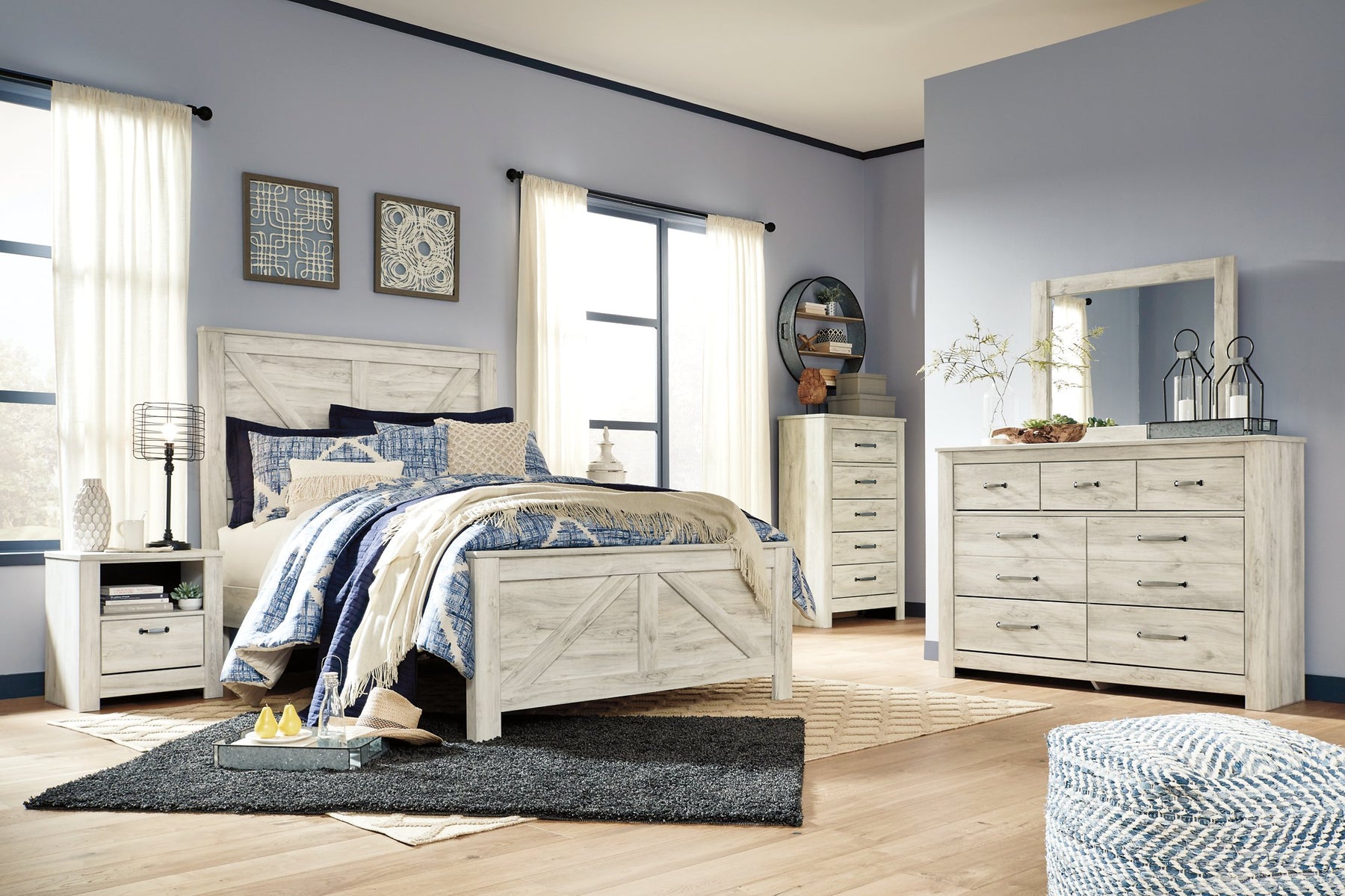 Bellaby Crossbuck Bed - Bed - Half Price Furniture