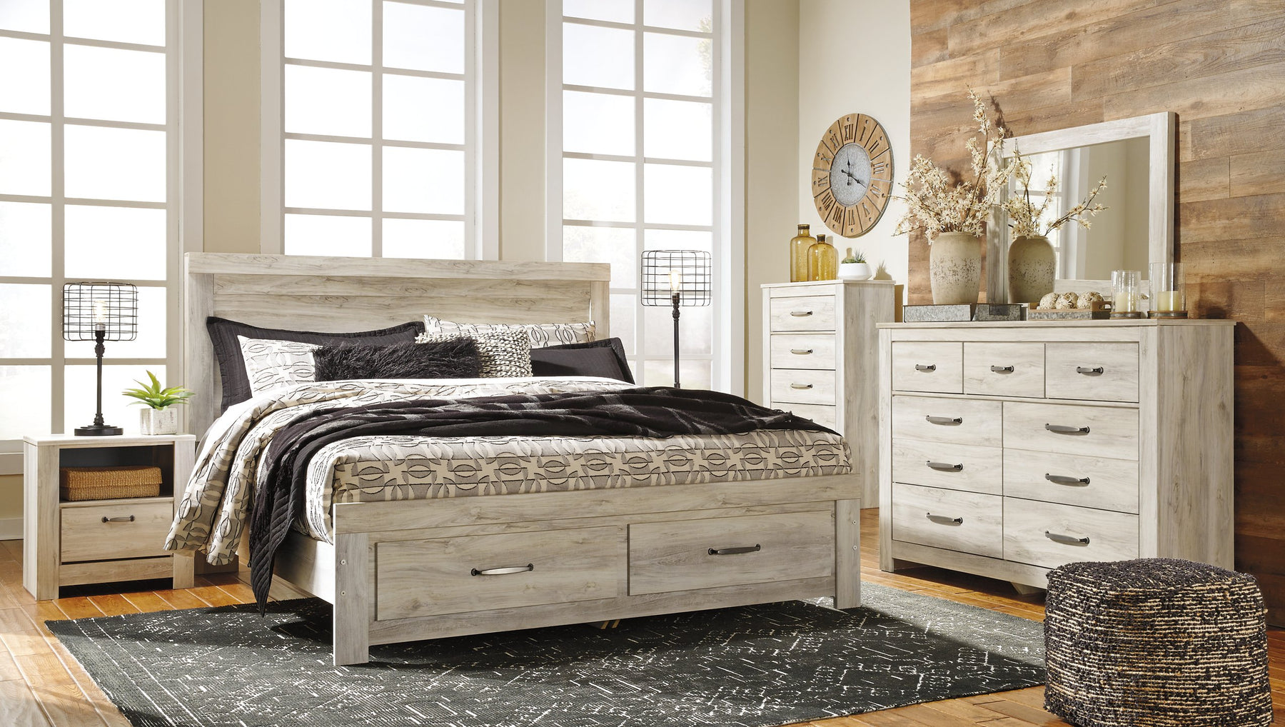 Bellaby Bed with 2 Storage Drawers - Half Price Furniture