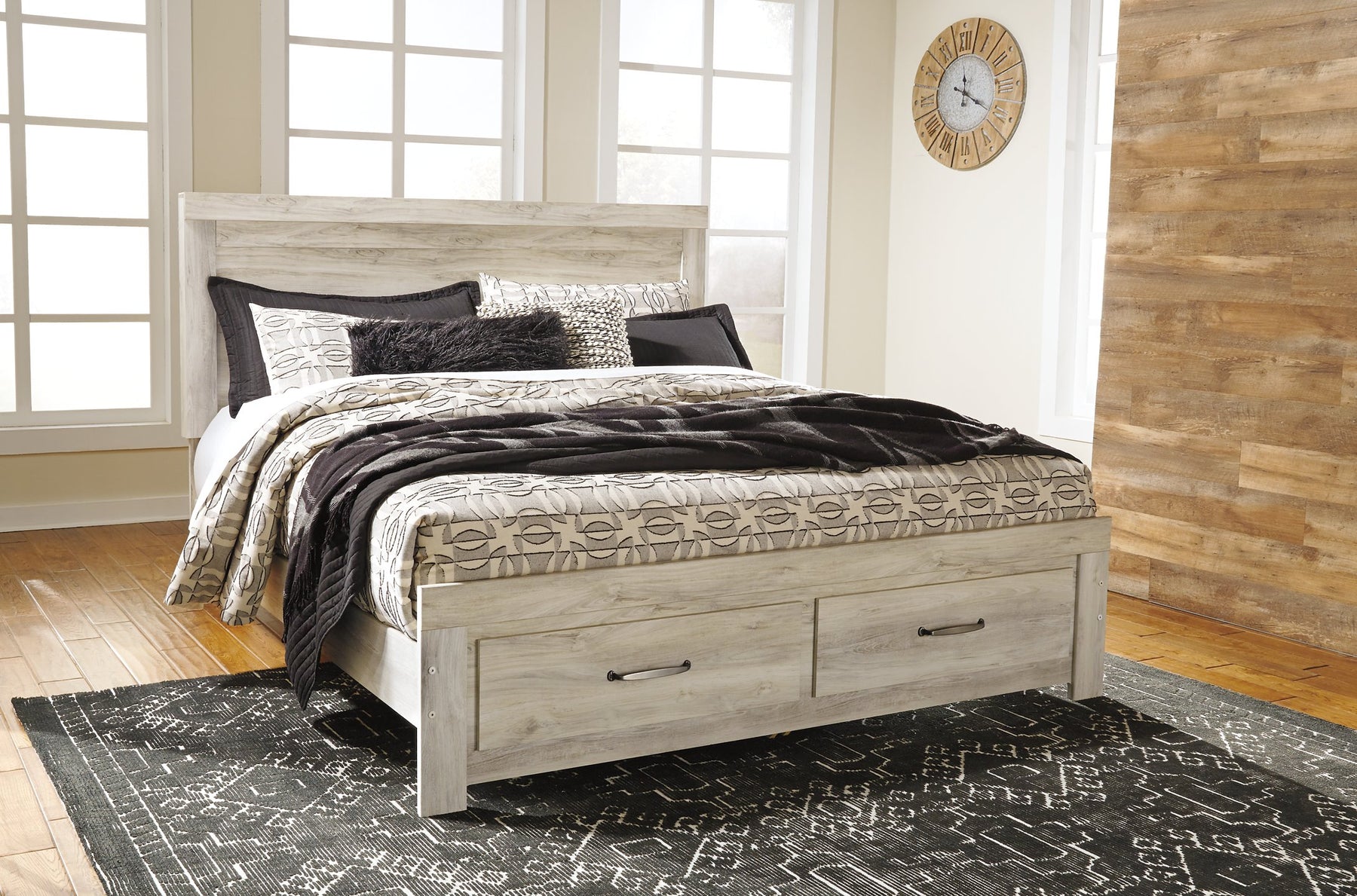 Bellaby Bed with 2 Storage Drawers - Half Price Furniture