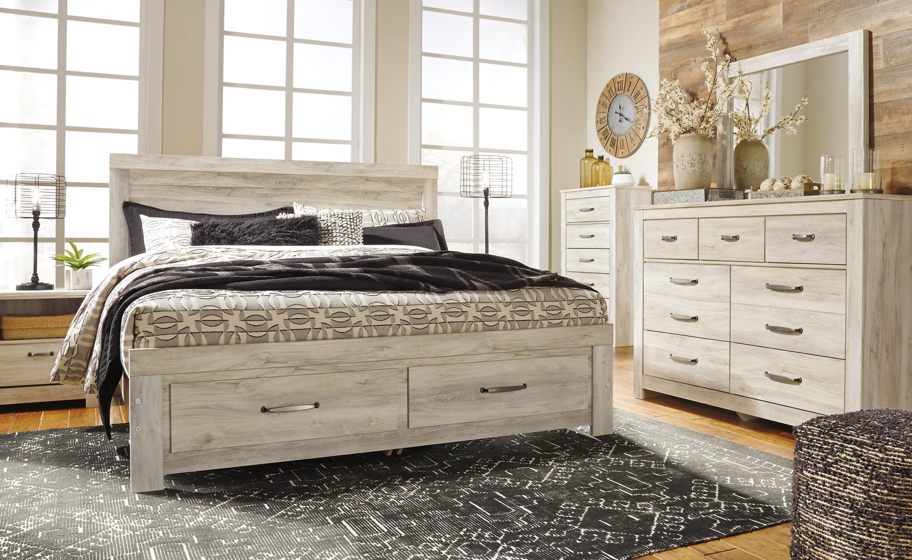 Bellaby Bed with 2 Storage Drawers - Half Price Furniture