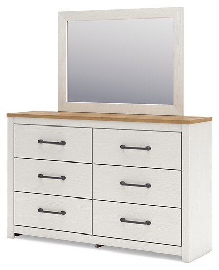 Linnocreek Dresser and Mirror - Half Price Furniture