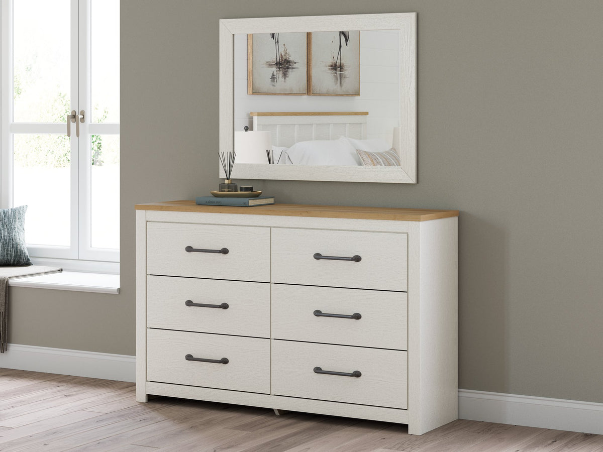 Linnocreek Dresser and Mirror - Half Price Furniture