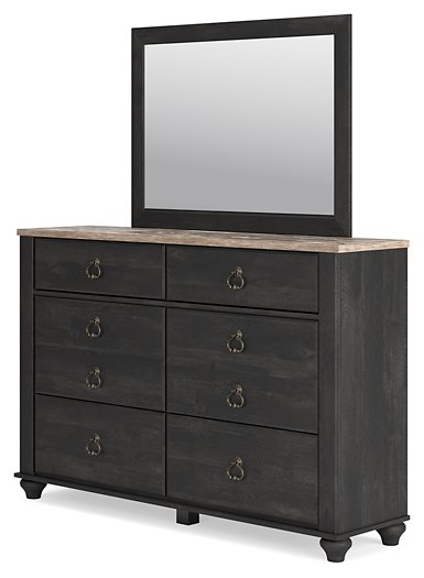 Nanforth Dresser and Mirror - Half Price Furniture