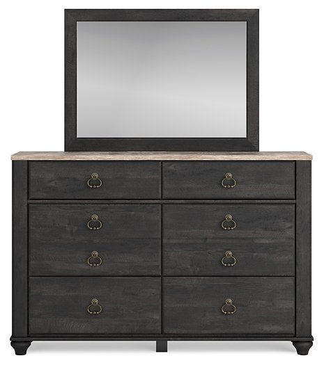 Nanforth Dresser and Mirror - Half Price Furniture