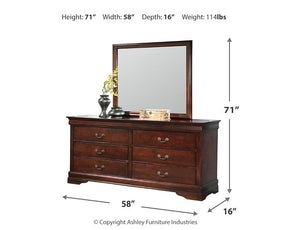 Alisdair Dresser and Mirror - Half Price Furniture