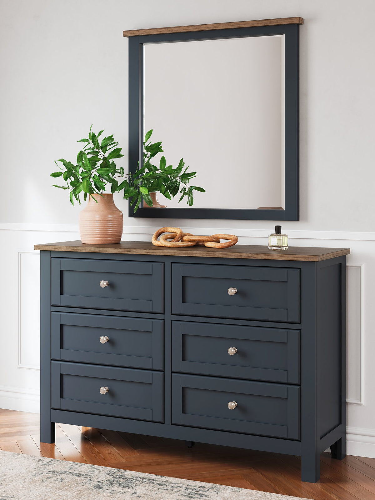 Landocken Dresser and Mirror - Half Price Furniture