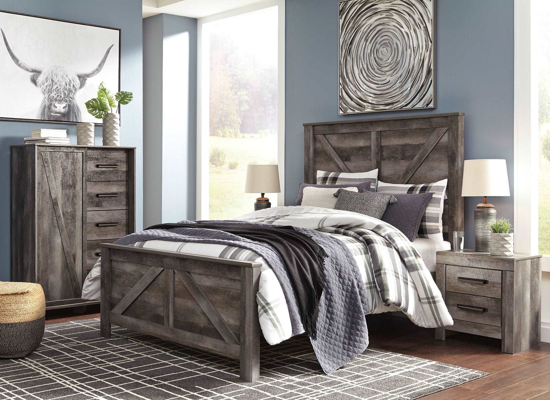 Wynnlow Crossbuck Bed - Half Price Furniture