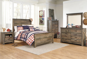 Trinell Bed with 1 Large Storage Drawer - Half Price Furniture