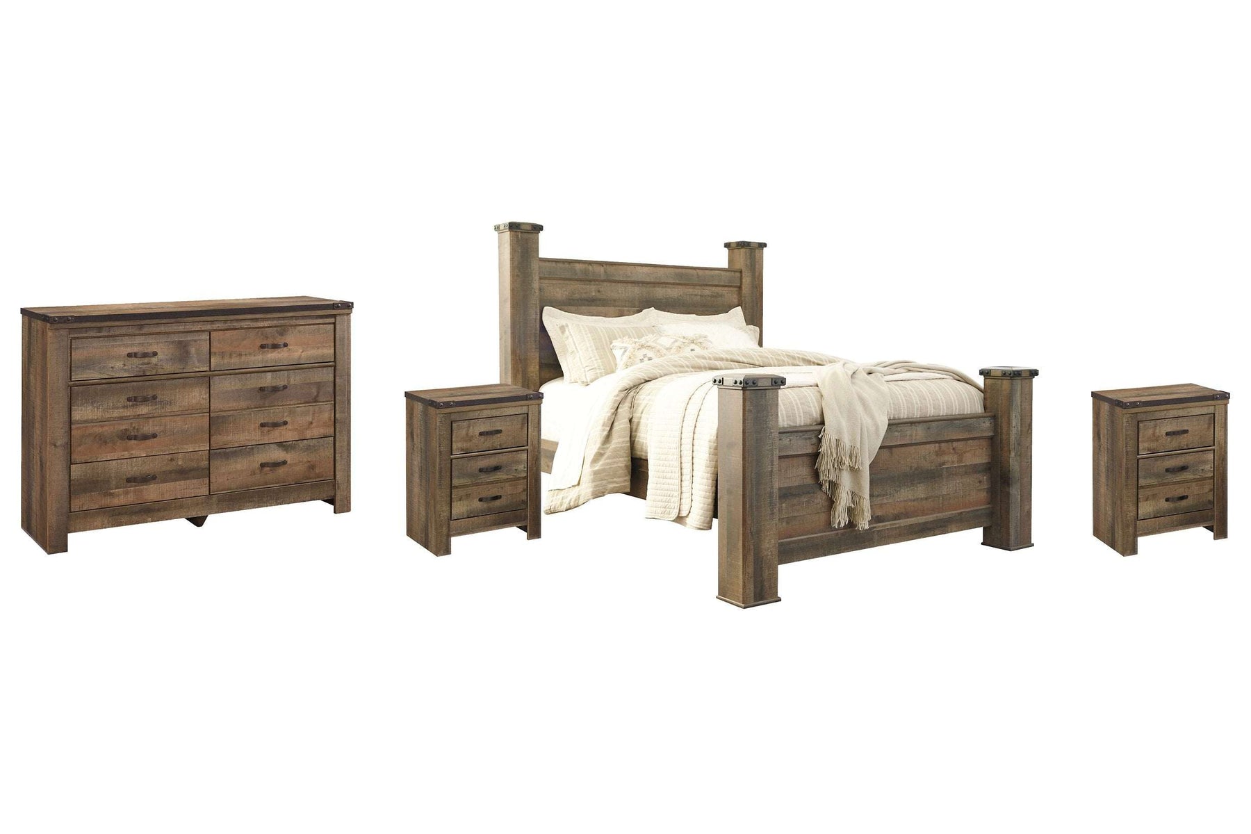 Trinell Bedroom Set - Fireplace Set - Half Price Furniture