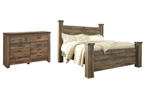 Trinell Bedroom Set - Fireplace Set - Half Price Furniture